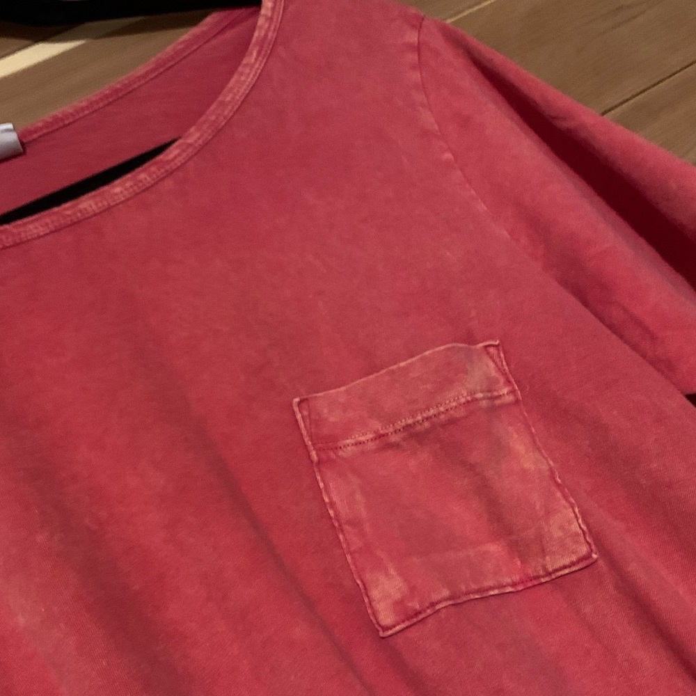 Large Lularoe Carly acid washed distressed
